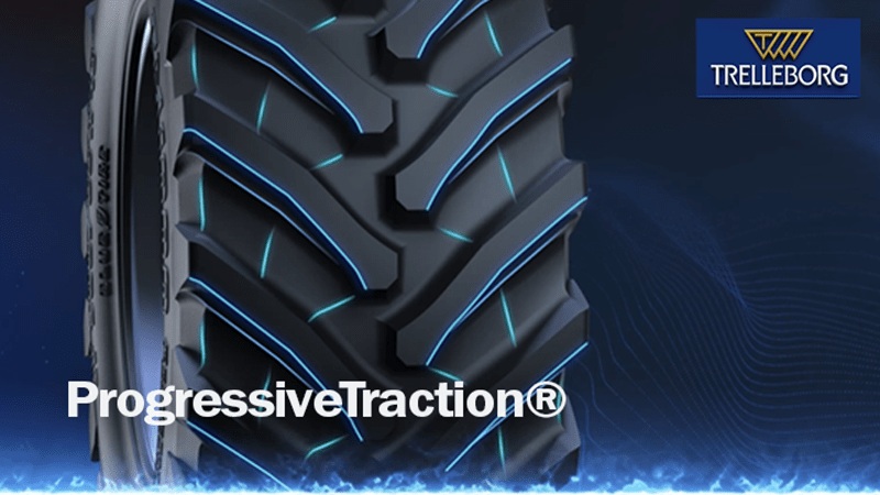 Trelleborg активно внедряет технологию ProgressiveTraction при производстве с/х шин